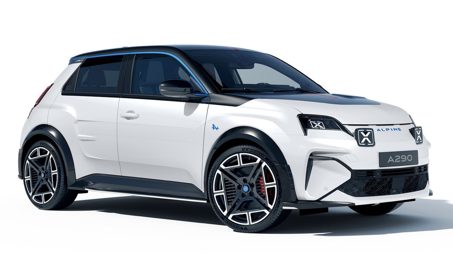 Alpine A290 blanche, citadine sportive électrique